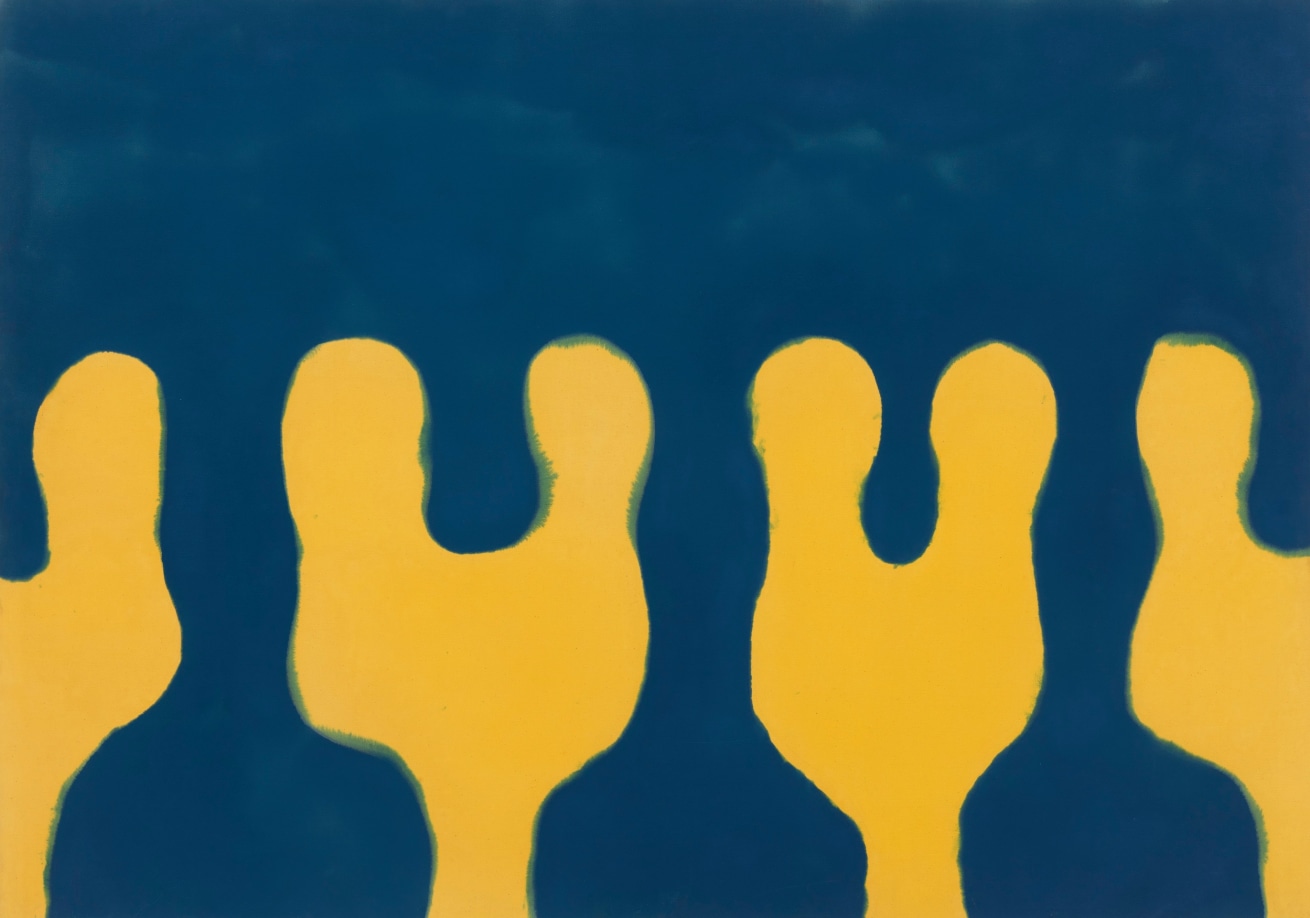 Paul Feeley, Germanicus, 1960, Oil-based enamel on canvas, 68 x 95 inches, Courtesy of Garth Greenan Gallery &copy; Paul Feeley