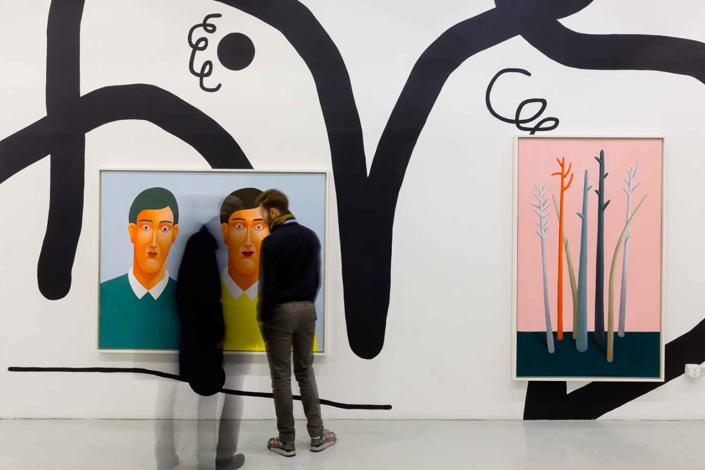 Nicolas Party&rsquo;s site-specific project for the The Modern Institute&rsquo;s booth for the sixth edition of&nbsp;Independent New York in 2015. Photographer: Etienne Frossard.