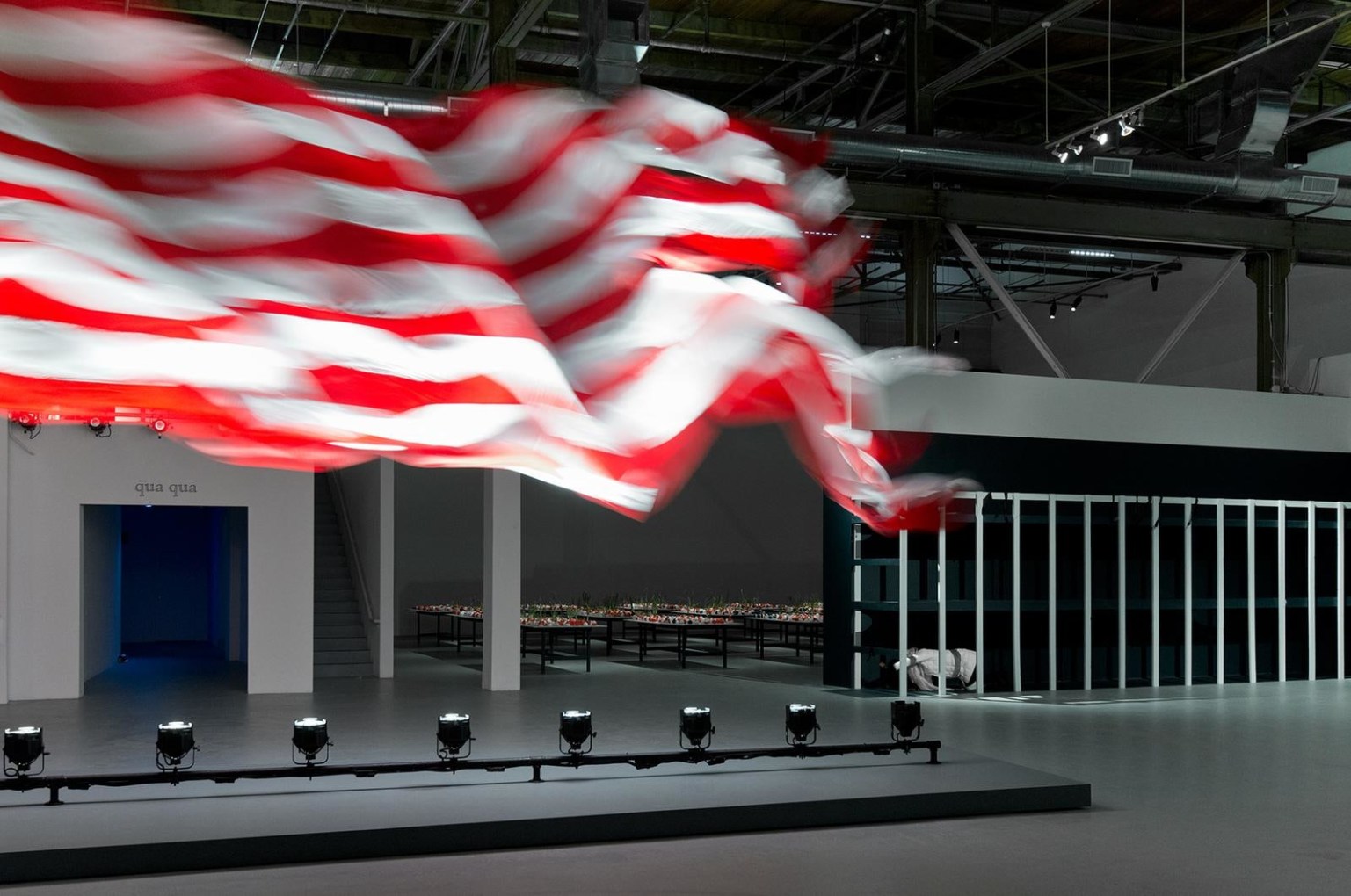  Installation view of William Pope.L: Trinket, March 20&ndash;June 28, 2015 at The Geffen Contemporary at MOCA, courtesy of the artist and The Museum of Contemporary Art, Los Angeles, photo by Brian Forrest