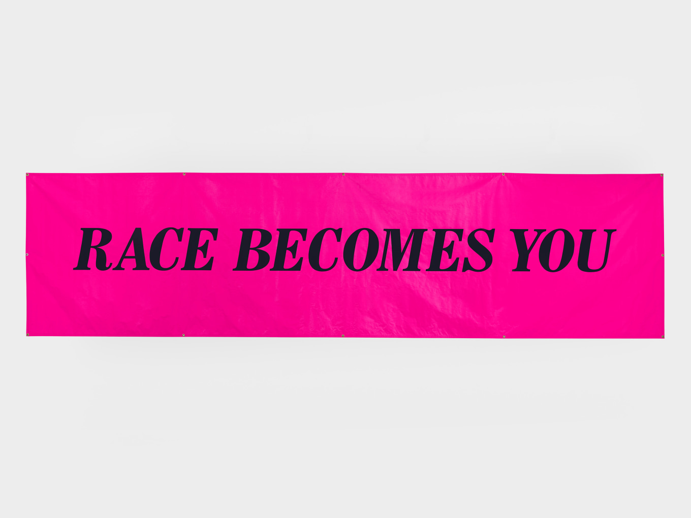 POPE.L  Race Becomes You 2001