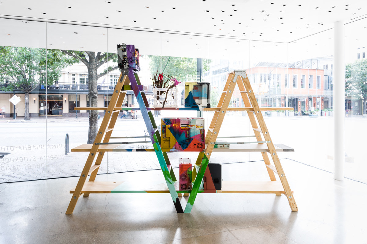 JESSICA STOCKHOLDER Why Clouds are Woven into Bed Linens