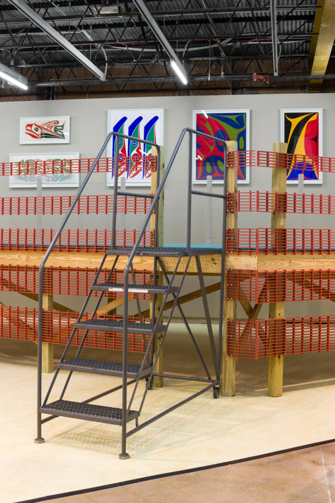 JESSICA STOCKHOLDER Installation view of Relational Aesthetics&nbsp;at the Contemporary Austin, Texas, 2018-2019