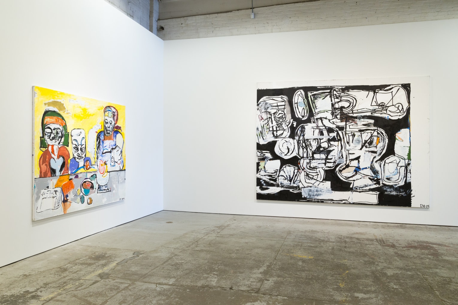 EDDIE MARTINEZ Installation view of&nbsp;Fast Eddie&nbsp;at the Museum of Contemporary Art Detroit, Detroit, MI, 2019