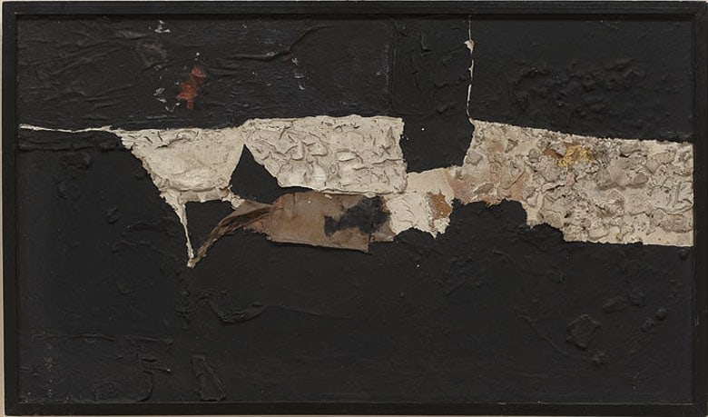 ALBERTO BURRI Nero e oro