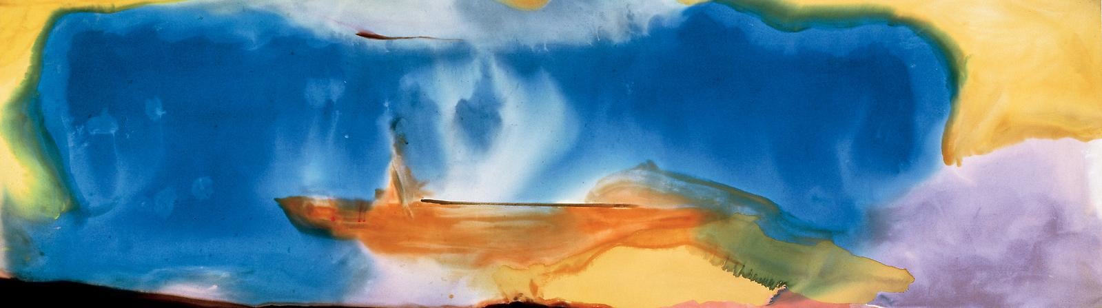 HELEN FRANKENTHALER Moveable Blue