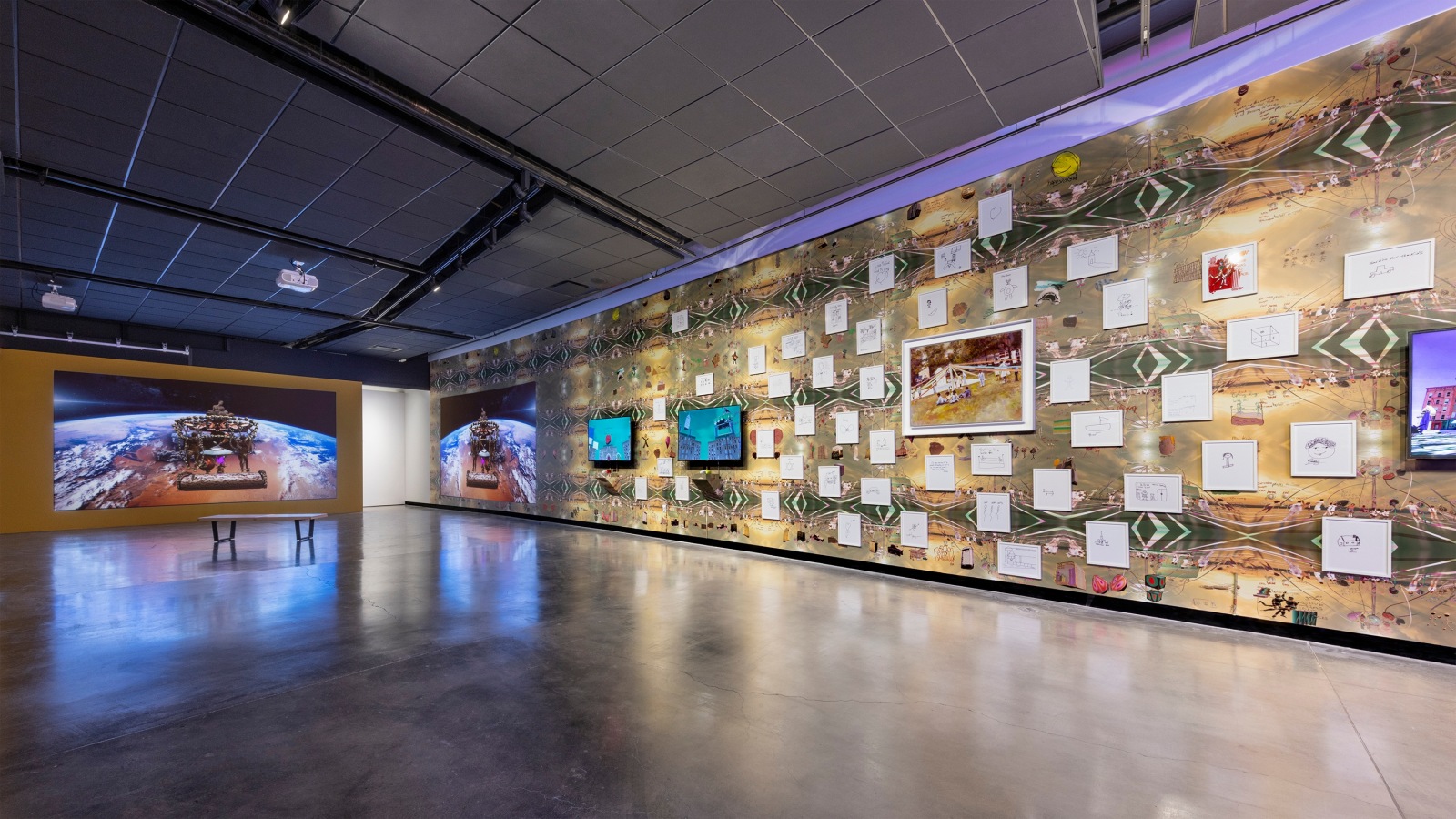 JACOLBY SATTERWHITE, Installation view of&nbsp;Reifying Desire Seven-Dawn&nbsp;at the Cleveland Institute of Art, commissioned by FRONT International: Cleveland&nbsp;Triennial for Contemporary Art, Cleveland, 2022