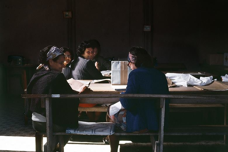 MARTHA ROSLER Sewing Workshop, Cuba
