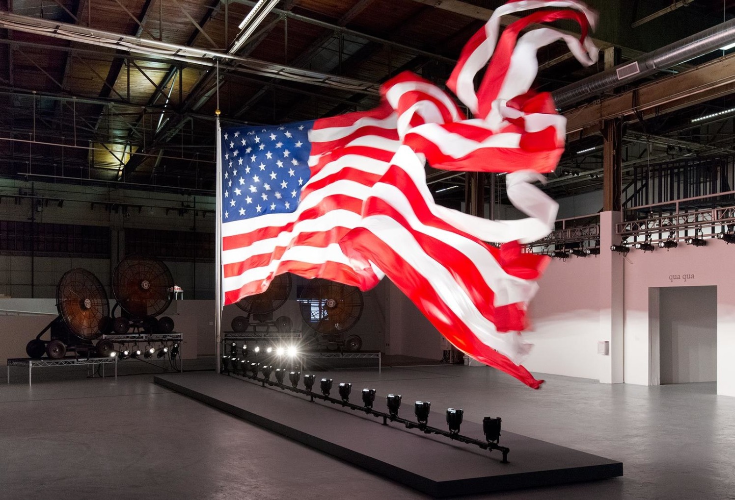  Installation view of William Pope.L: Trinket, March 20&ndash;June 28, 2015 at The Geffen Contemporary at MOCA, courtesy of the artist and The Museum of Contemporary Art, Los Angeles, photo by Brian Forrest