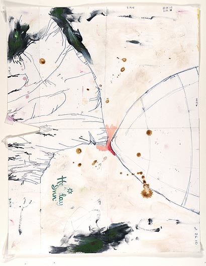 POPE.L Failure Drawing #1200, Legend