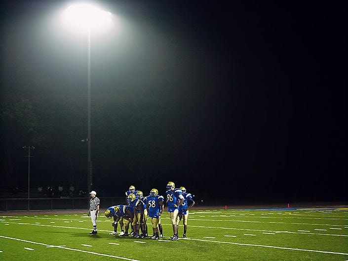 CATHERINE OPIE Football Landscape #9 (Crenshaw vs. Jefferson, Los Angeles, CA)