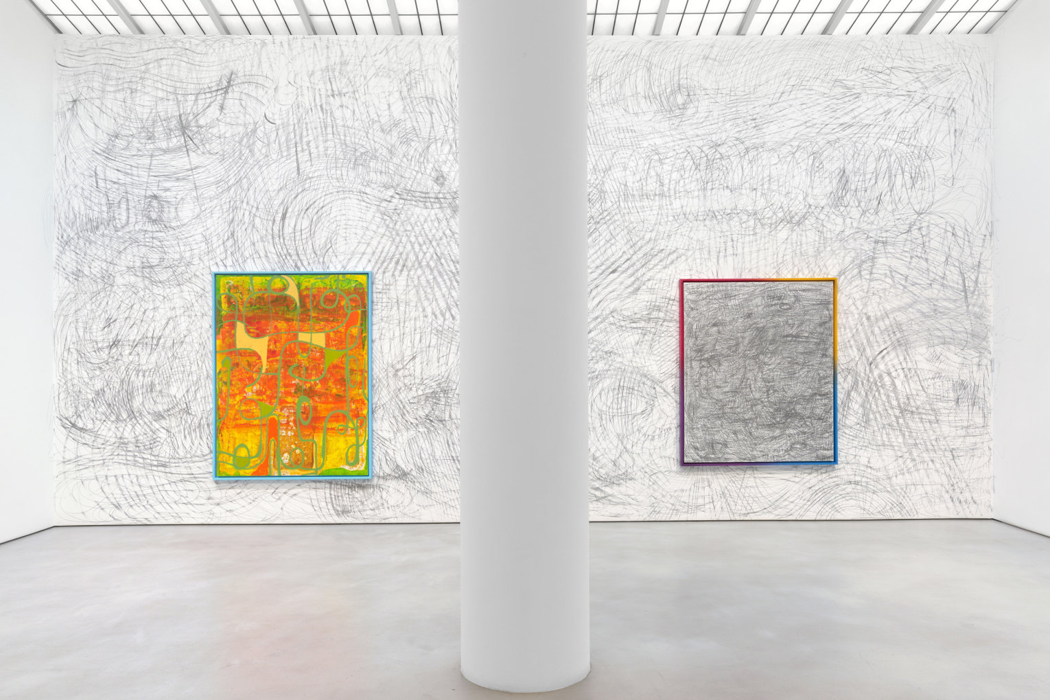 KELTIE FERRIS Installation view of FEEEEELING at Mitchell-Innes & Nash, New York, 2021