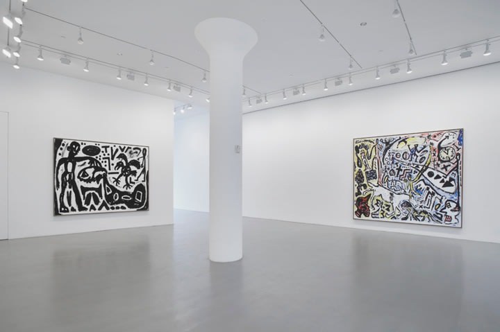 AR PENCK Installation view at Mitchell-Innes & Nash, NY, 2006