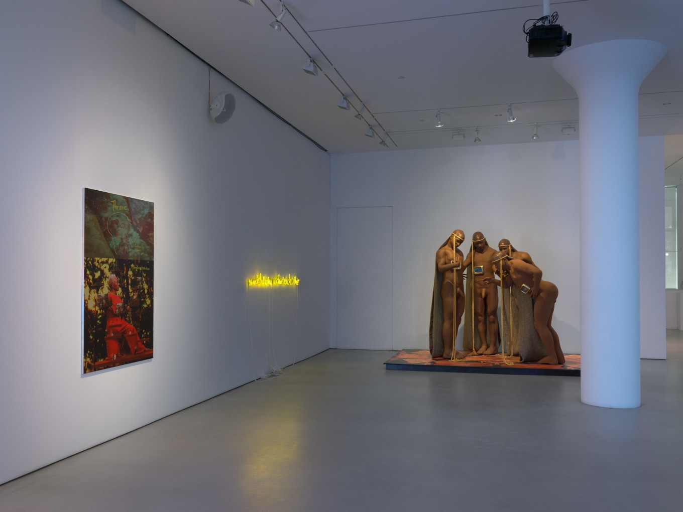 Installation view of We Are In Hell When We Hurt Each Other