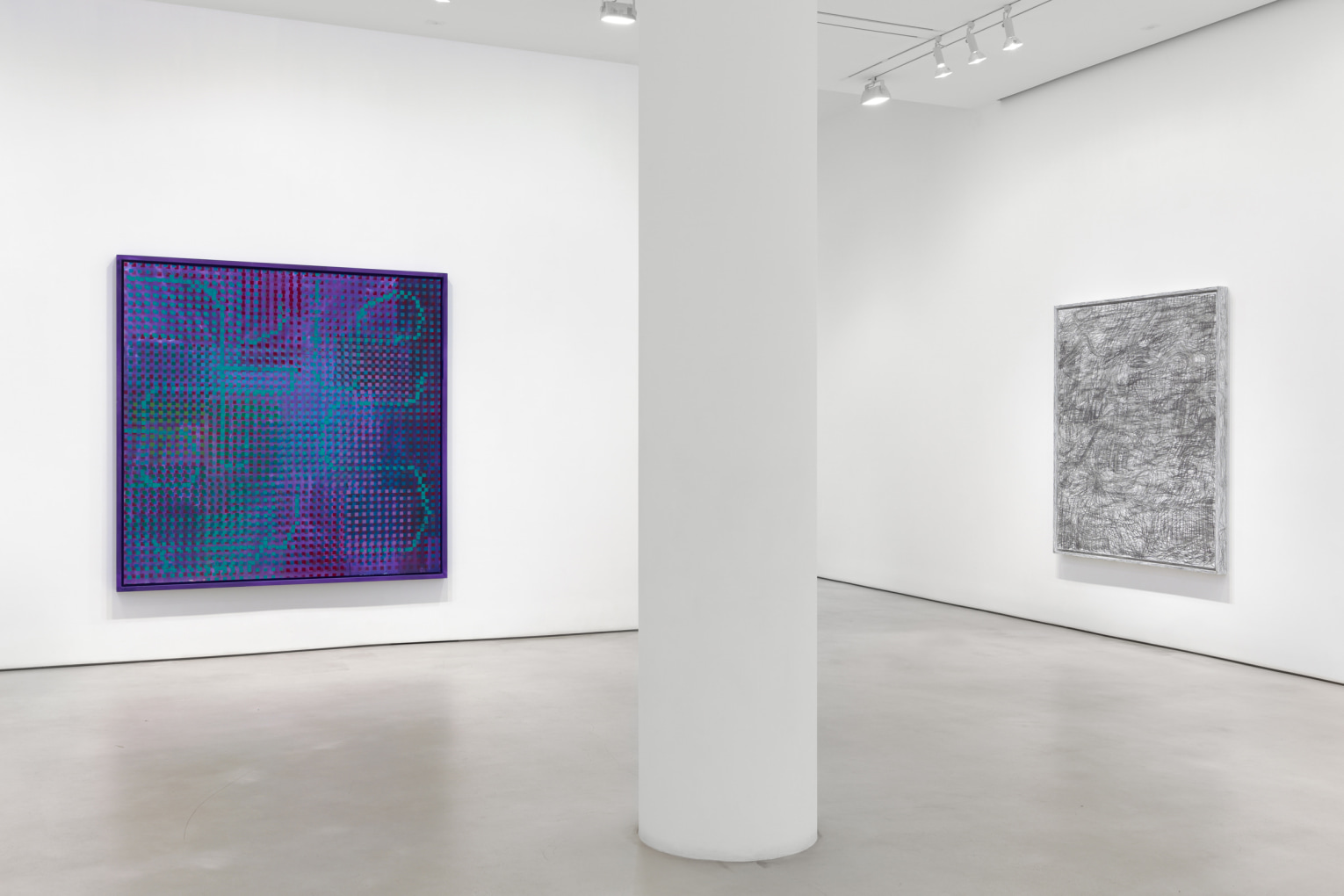 KELTIE FERRIS Installation view of FEEEEELING at Mitchell-Innes & Nash, New York, 2021