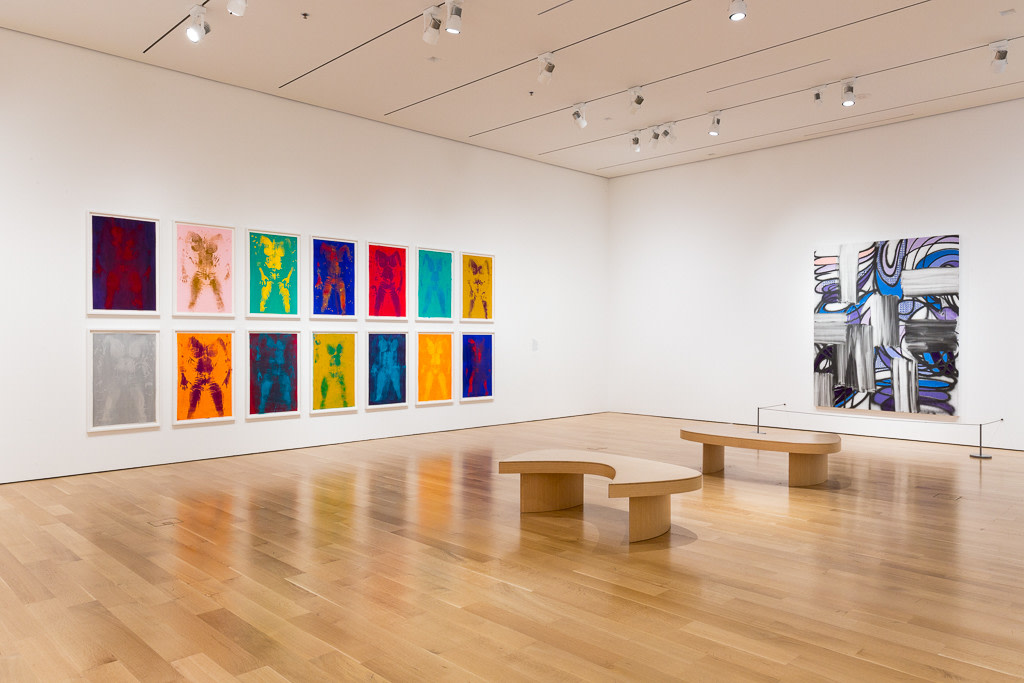 KELTIE FERRIS Installation view of&nbsp;*O*P*E*N* at The Speed Art Museum, Louisville, KY, 2018