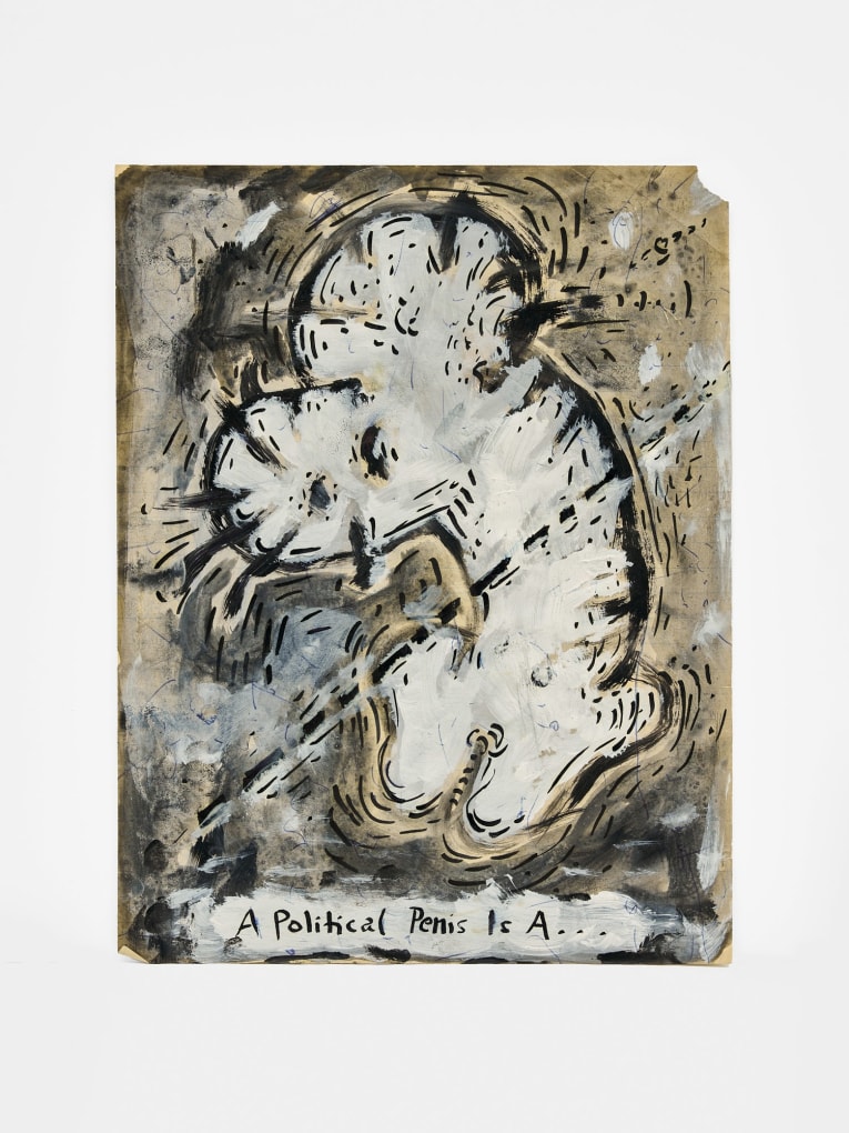 POPE.L  A Political Penis Is A... 1990