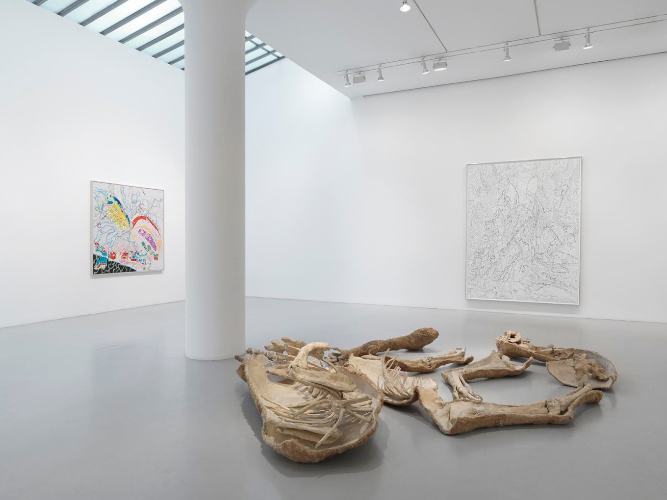 NANCY GRAVES Installation view at Mitchell-Innes & Nash, NY, 2015