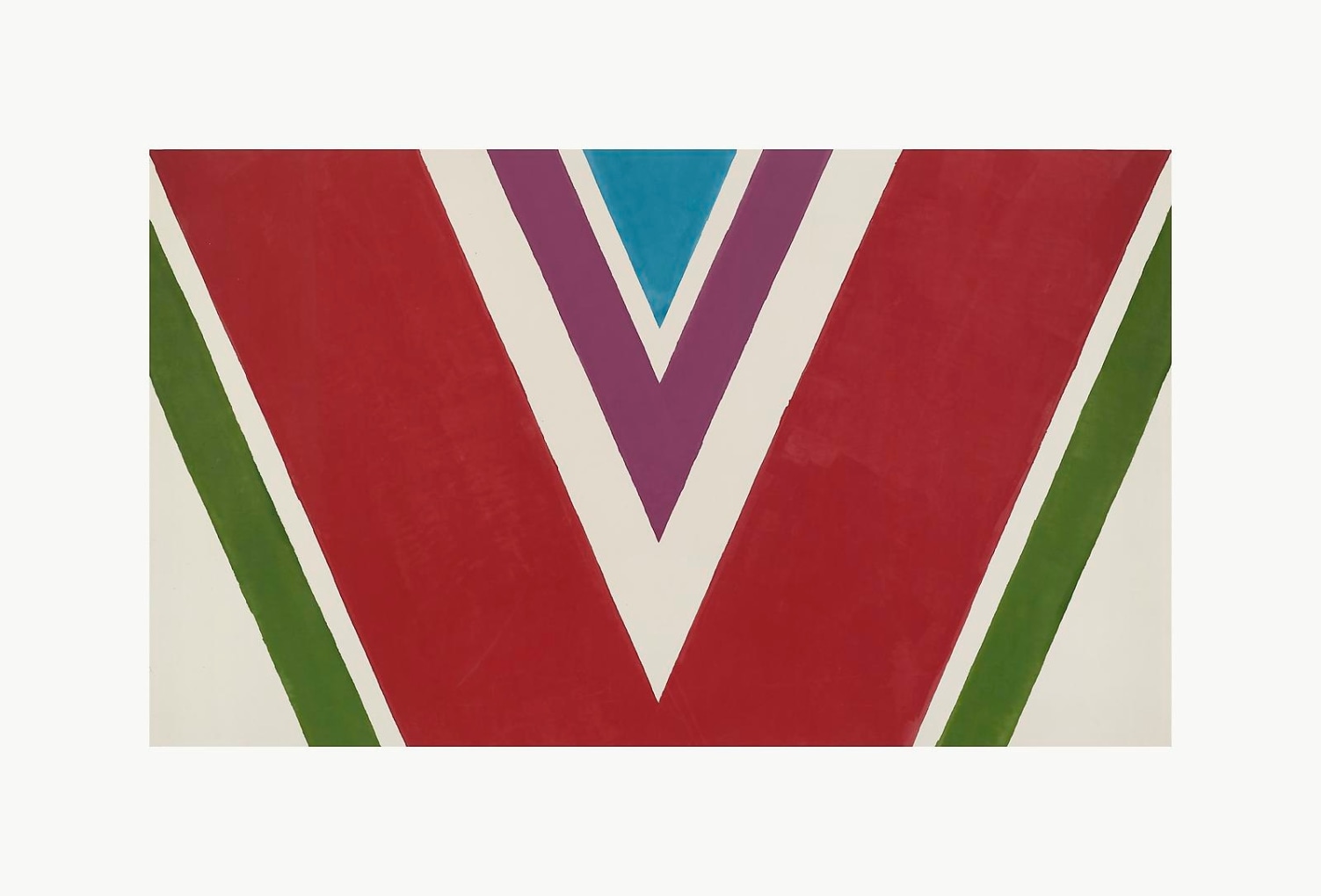 KENNETH NOLAND Red Divide
