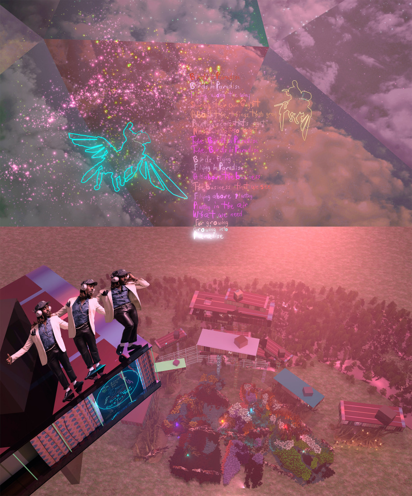 JACOLBY SATTERWHITE Flying in Paradise, All Above the Business 2020