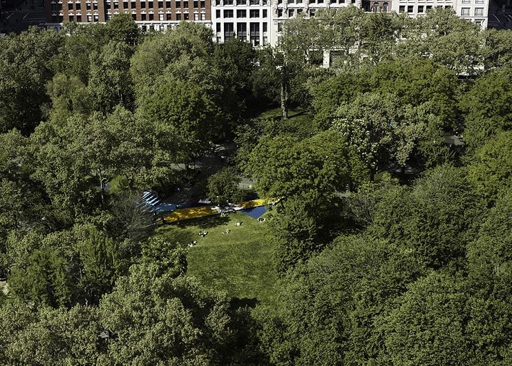 Jessica Stockholder at Madison Square Park