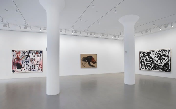 AR PENCK Installation view at Mitchell-Innes & Nash, NY, 2006