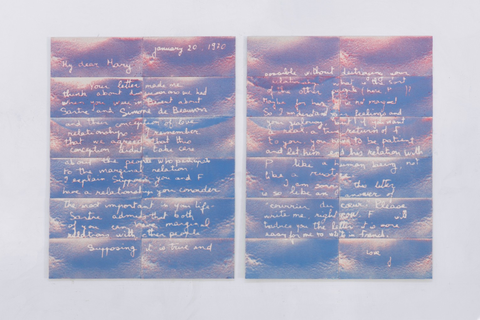 MARY KELLY Beirut, 1970