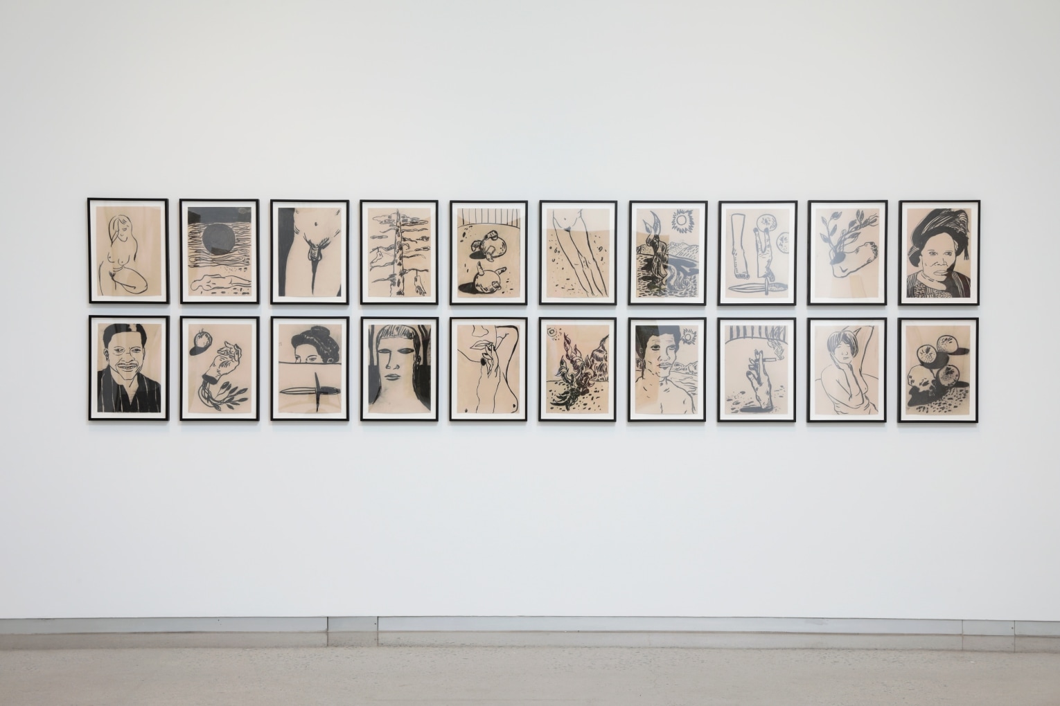 Gideon Appah Installation view of&nbsp;Forgotten, Nudes, Landscapes&nbsp;at&nbsp;Institute for Contemporary Art at VCU in Richmond, VA, 2022