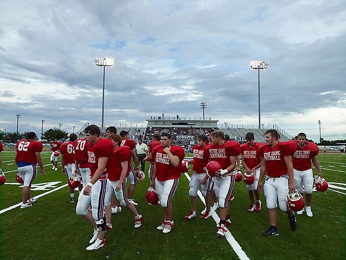 CATHERINE OPIE Football Landscape #3, (Notre Dame vs. St. Thomas More, Lafayette, LA)