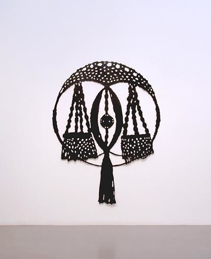 AMANDA ROSS-HO White Goddess #26 (Three Ring Wall Planter)