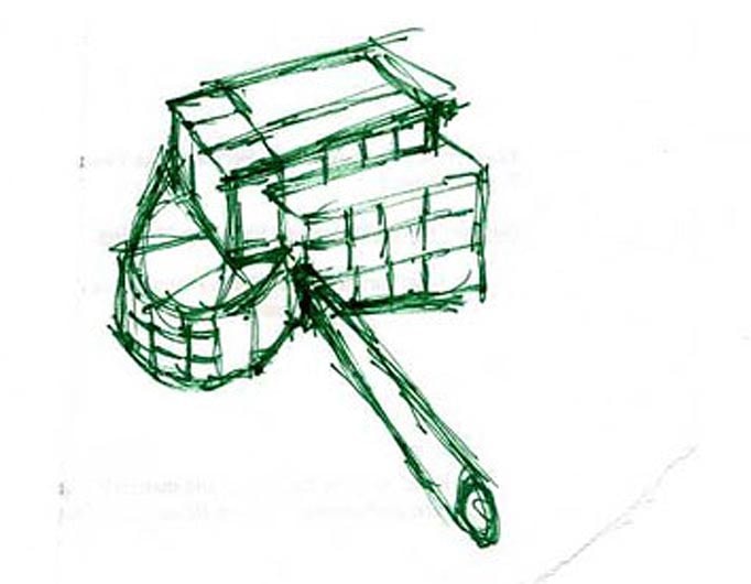 Sketch of &quot;Corbu Pop&quot;