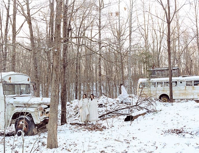 JUSTINE KURLAND Buses on the Farm, 2003