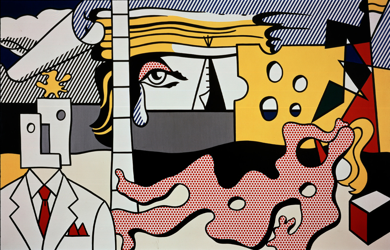 ROY LICHTENSTEIN Landscape with Figures