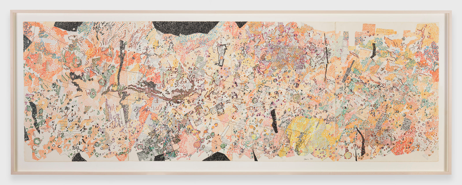 NANCY GRAVES Mars After Video Mosaics by Mariner 7 and 9 1973