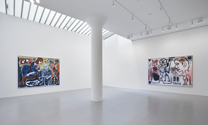 AR PENCK Installation view at Mitchell-Innes & Nash, NY, 2006