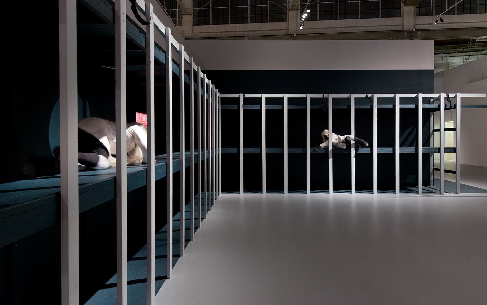  Installation view of William Pope.L: Trinket, March 20&ndash;June 28, 2015 at The Geffen Contemporary at MOCA, courtesy of the artist and The Museum of Contemporary Art, Los Angeles, photo by Brian Forrest