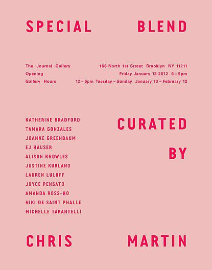 Special Blend at the Journal Gallery