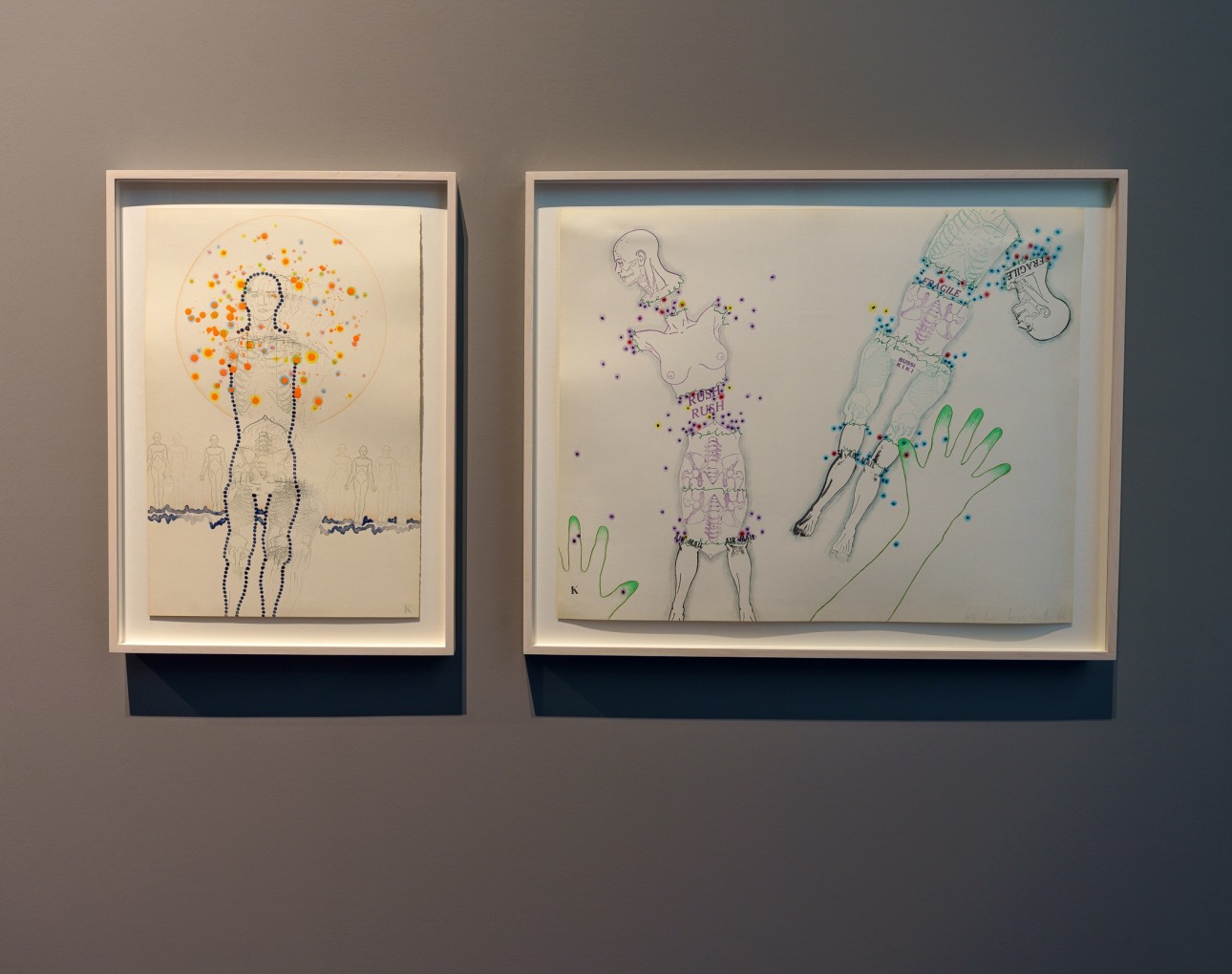 Installation view of Kiki Kogelnik in The Milk of Dreams at The 59th International Art Exhibition of La Biennale di Venezia, Venice, Italy, 2022