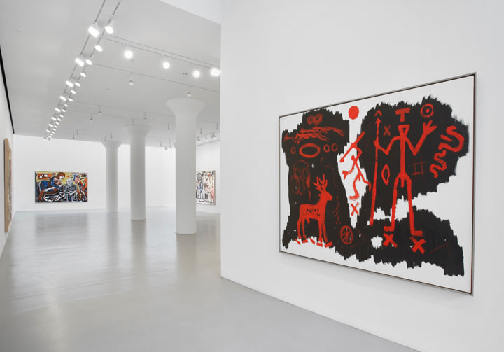 AR PENCK Installation view at Mitchell-Innes & Nash, NY, 2006
