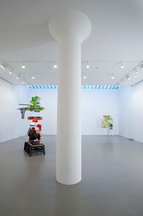 JESSICA STOCKHOLDER Installation view at Mitchell-Innes & Nash, NY, 2006