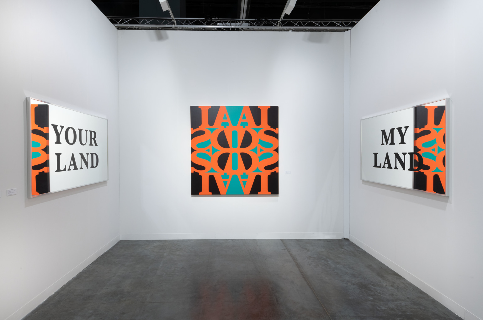 Installation view of Mitchell-Innes & Nash at Art Basel Miami Beach, Miami, Florida, 2022