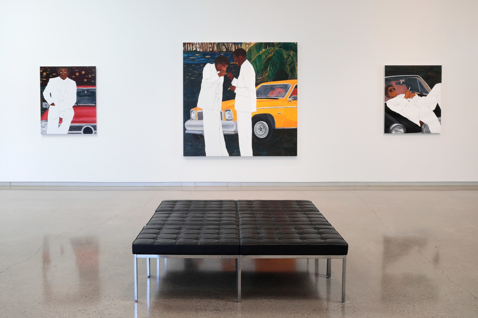 Gideon Appah Installation view of&nbsp;Forgotten, Nudes, Landscapes&nbsp;at&nbsp;Institute for Contemporary Art at VCU in Richmond, VA, 2022