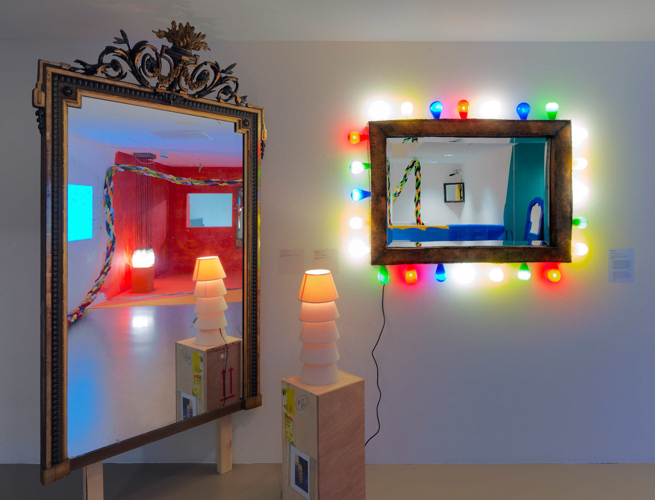 JESSICA STOCKHOLDER Installation view of Stuff Matters at The Centraal Museum, Utrecht, 2019