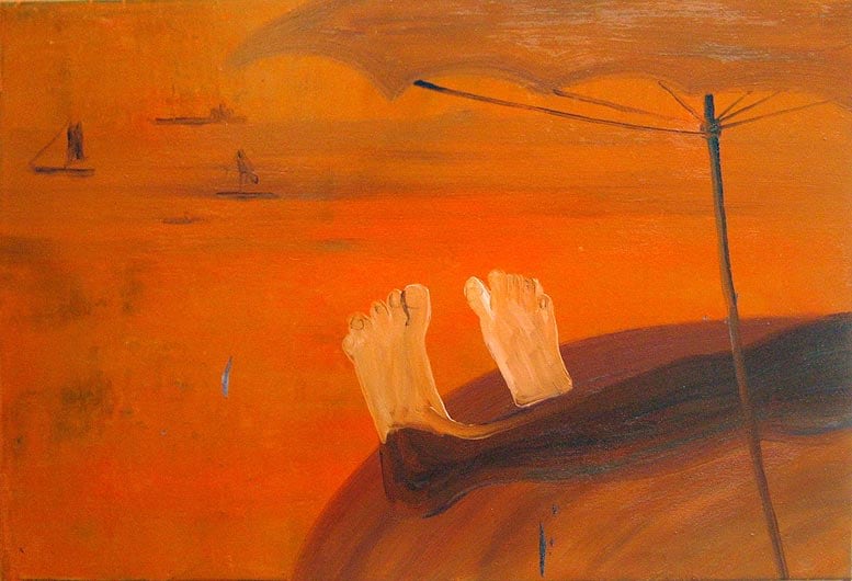 NORBERT SCHWONTKOWSKI Am Strand