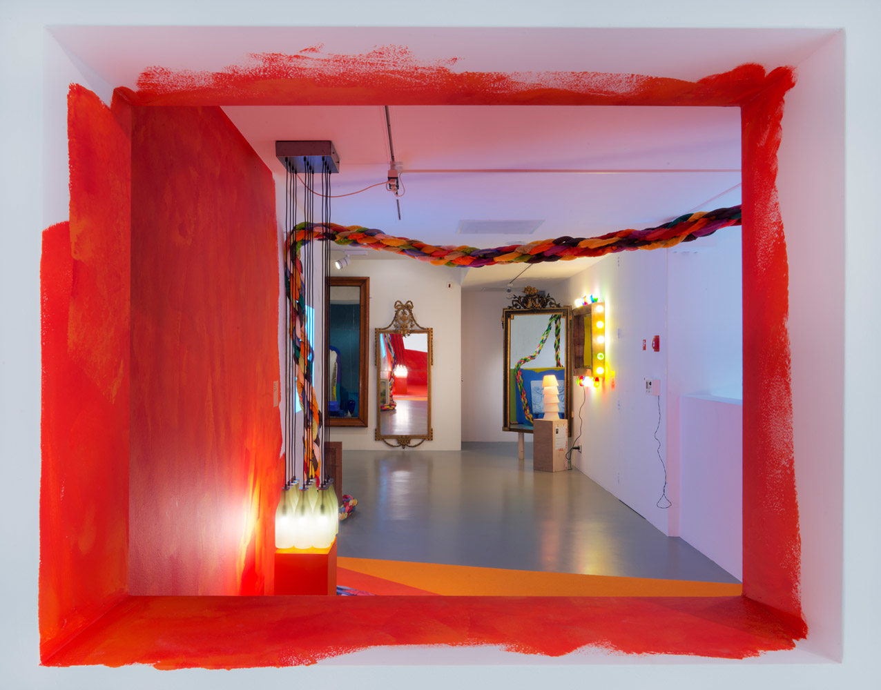 JESSICA STOCKHOLDER Installation view of Stuff Matters at The Centraal Museum, Utrecht, 2019