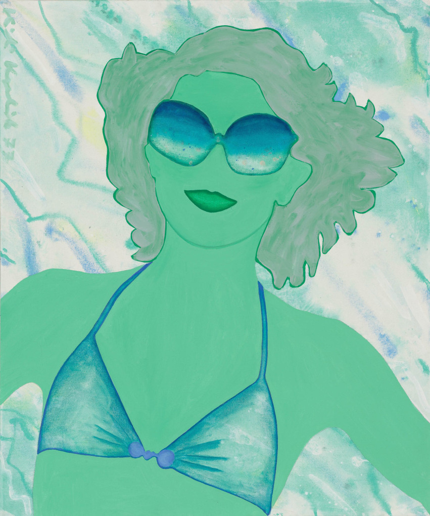 KIKI KOGELNIK Blue Glasses 1977