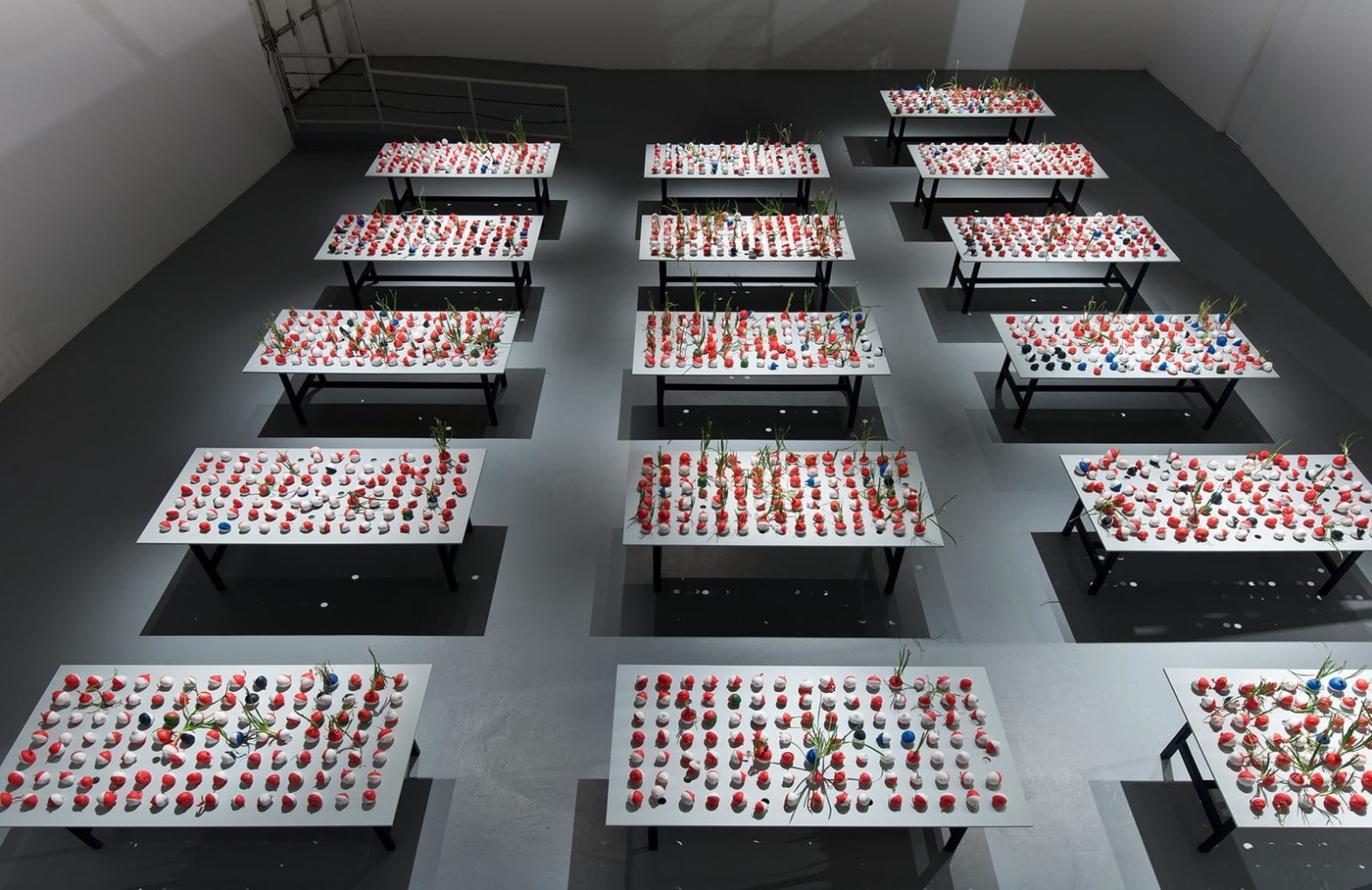  Installation view of William Pope.L: Trinket, March 20&ndash;June 28, 2015 at The Geffen Contemporary at MOCA, courtesy of the artist and The Museum of Contemporary Art, Los Angeles, photo by Brian Forrest