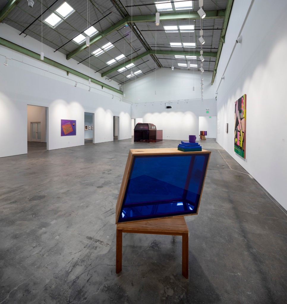 Installation view of True Blue Mirror at the McEvoy Foundation for the Arts, San Francisco, 2019