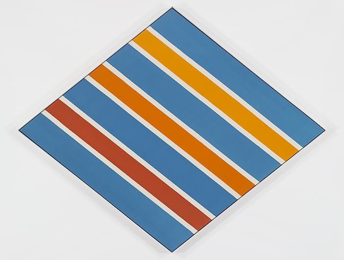 KENNETH NOLAND Orange and Blue Circa