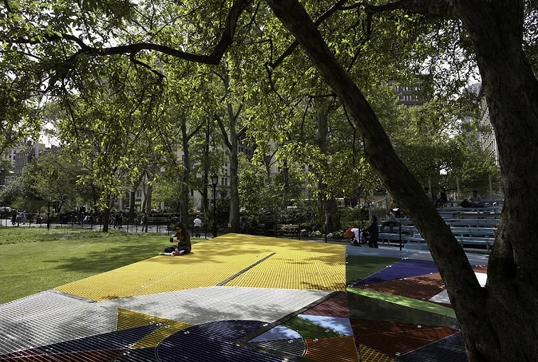 Jessica Stockholder at Madison Square Park