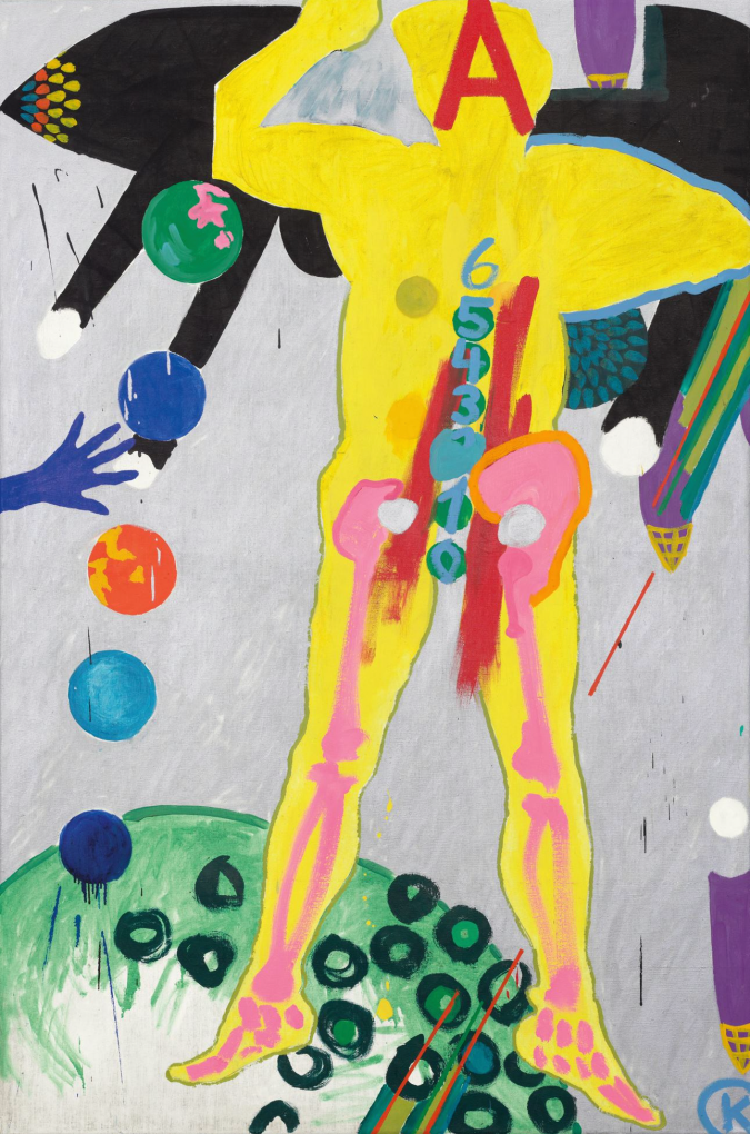 KIKI KOGELNIK Untitled (A) c. 1963